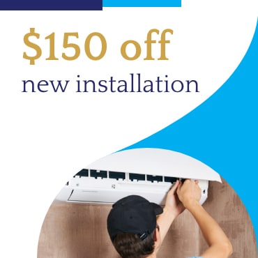 $150 off new installation coupan